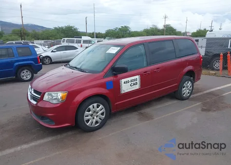 2016 Dodge Grand Caravan Se из США, поврежденный, VIN 2C4RDGBG7GR225773